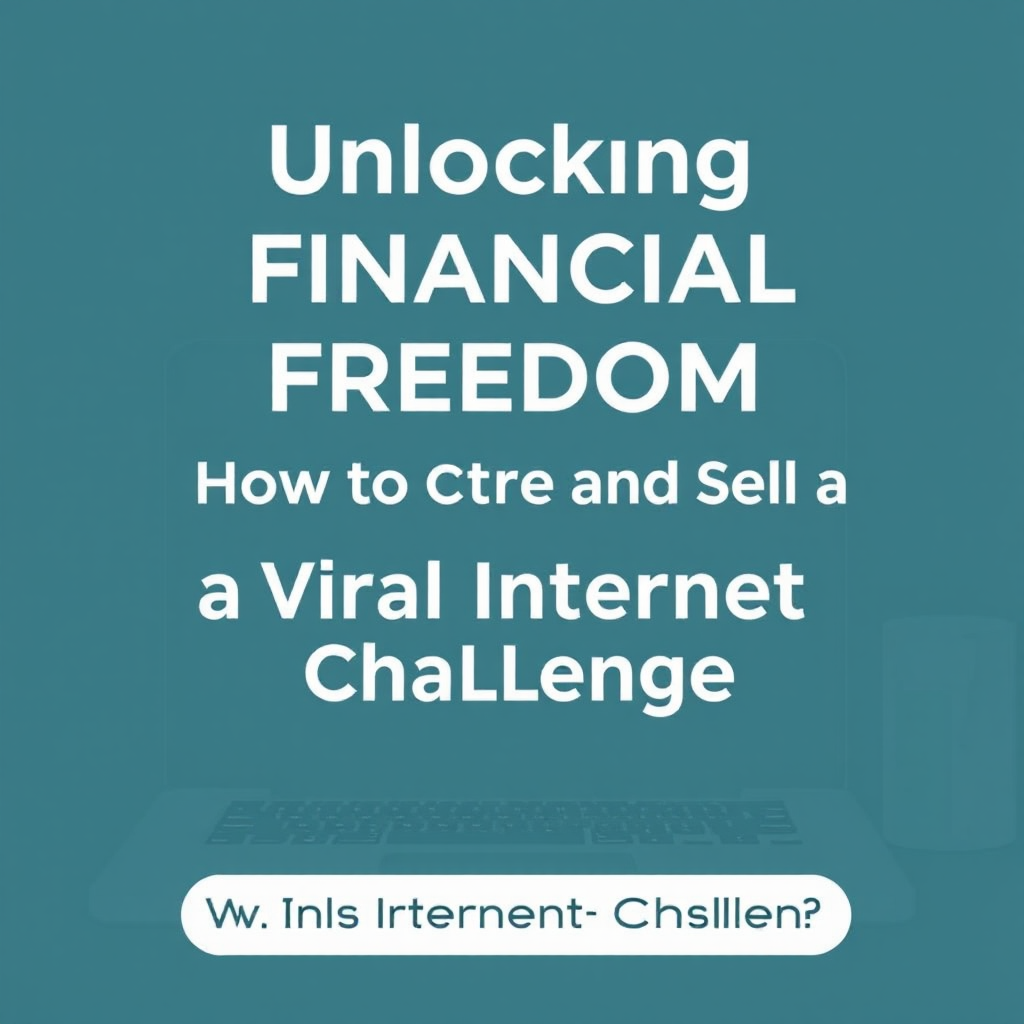 Unlocking Financial Freedom: How to Create and Sell a Viral Internet Challenge