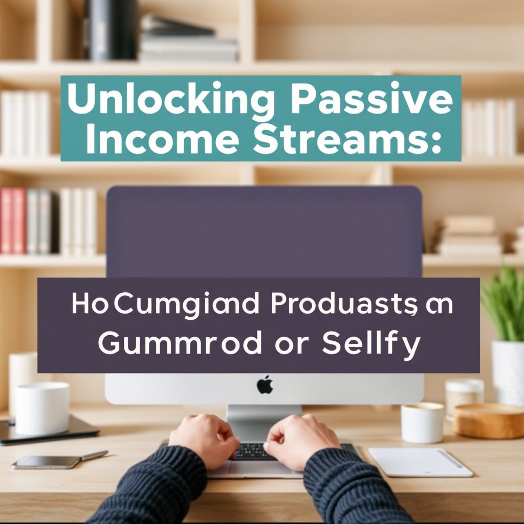 Unlocking Passive Income Streams: How to Create and Sell Digital Products on Gumroad or Sellfy