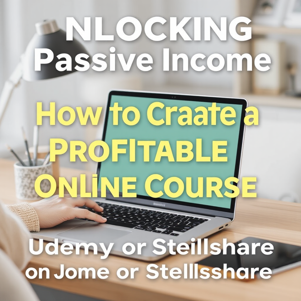 Unlocking Passive Income: How to Create a Profitable Online Course on Udemy or Skillshare