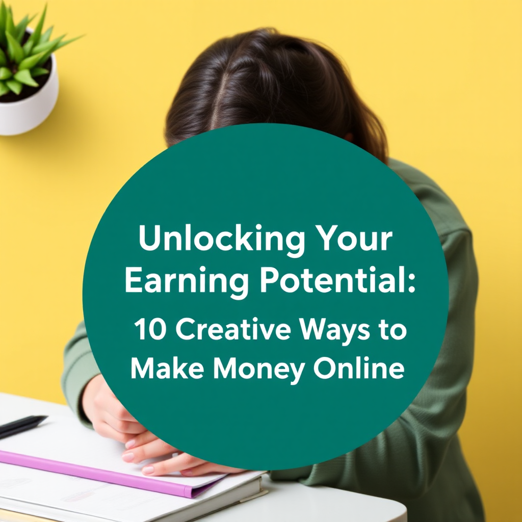 Unlocking Your Earning Potential: 10 Creative Ways to Make Money Online