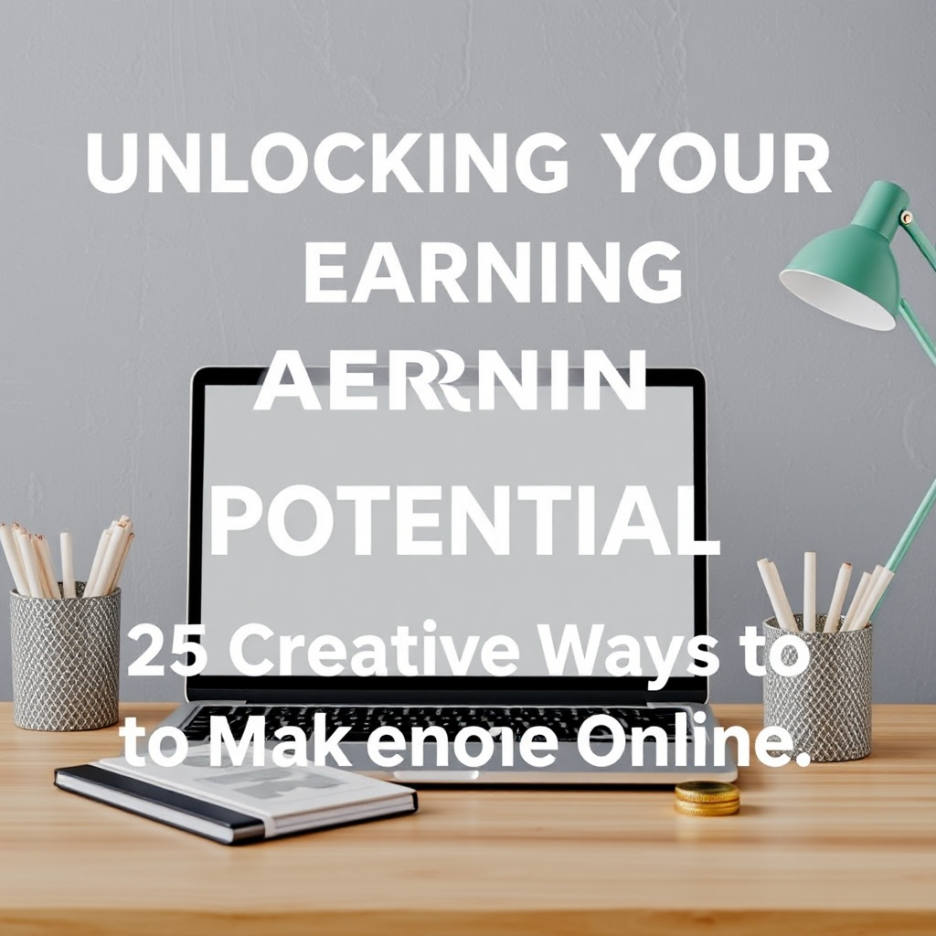 Unlocking Your Earning Potential: 25 Creative Ways to Make Money Online