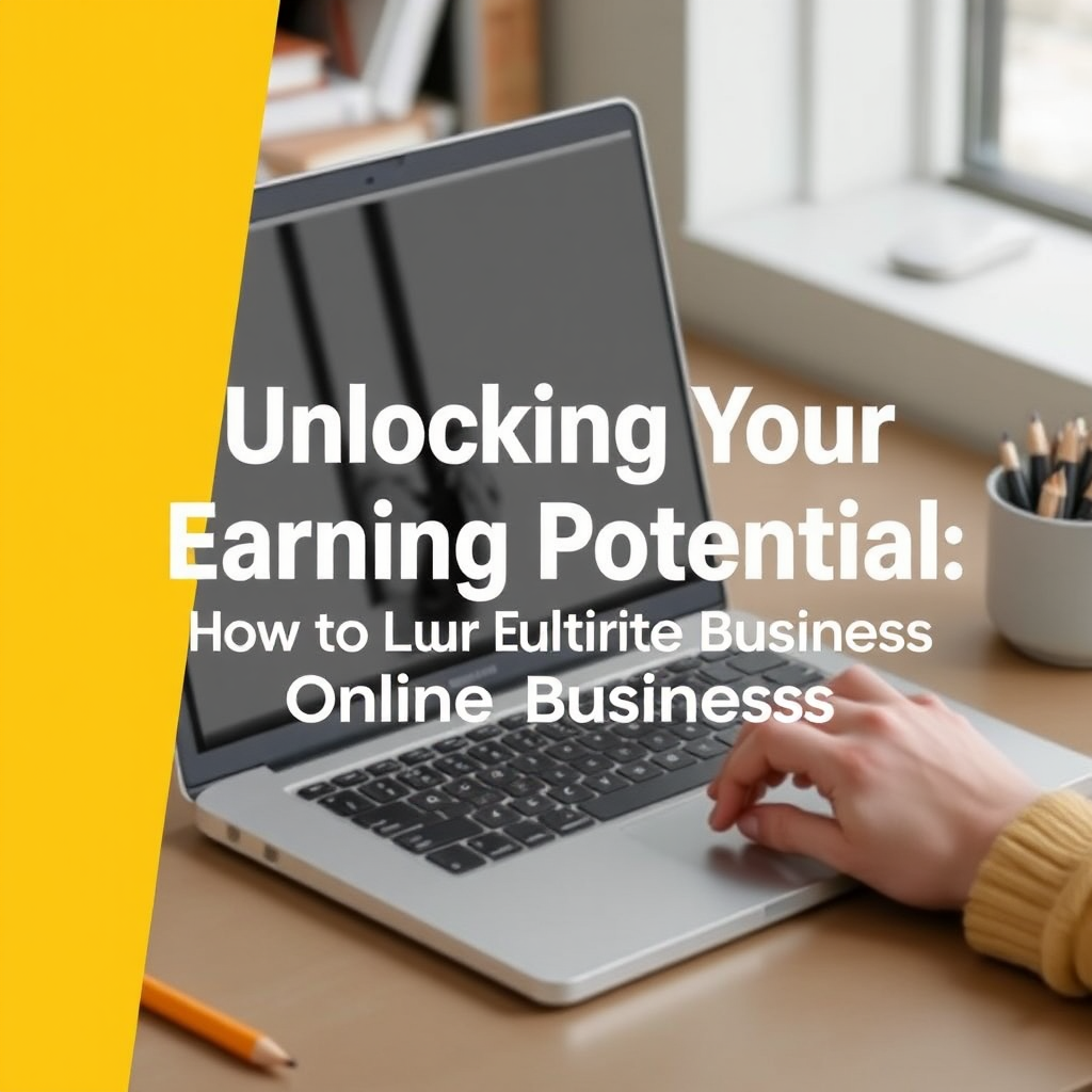 Unlocking Your Earning Potential: How to Turn Your Skills into a Lucrative Online Business